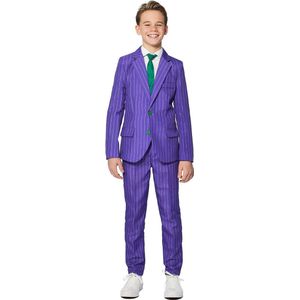 Suitmeister The Joker - Jongens Carnavalkostuum - Verkleedkleding - Halloween - Carnaval - Paars - Maat XL