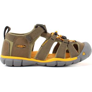 Keen Seacamp II Older Kids Sandalen Military Olive/Saffron | Groen | Polyester | Maat 35 | K1025145