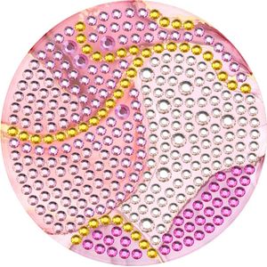 Spiegel - inklapbaar - diamond painting - mandala - hobby - creatief - bezigheid - vrije tijd - roze - cadeau - geschenk - feest - feestdagen - verjaardag - dames - vrouwen - meiden