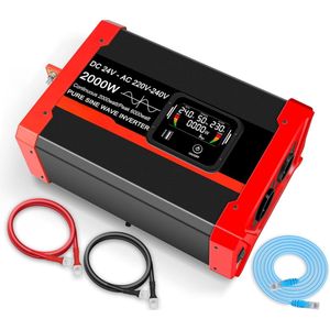 Lexium Omvormer 12V 230V - Spanningomvormer - Auto omvormer - Stopcontact - Autolader