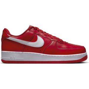 Nike Air Force 1 Low '07 Retro Color of the Month University Red White - FD7039-600 - Maat 42.5 - WIT - Schoenen