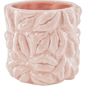 Housevitamin - Bloempot - Lippen - Keramiek - Licht Roze