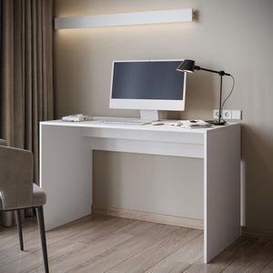 Meubella - Bureau Nyon - Wit - 120 cm