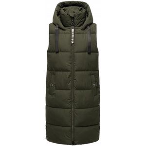 Gewatteerd & Winddicht Navahoo Schnuffelchen - Bodywarmer - Volwassen - Waterafstotend - Olijf - S