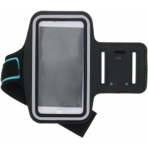 Zwart Sportarmband Iphone 8 / 7 - Zwart / Black