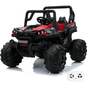 UTV 4x4 Elektrische Buggy voor Kinderen 12V accu - 2 tot 6 jaar - Rood