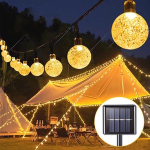 Zonne-energie Lichtsnoer voor Buiten met 60 LED - 11 Meter Tuinverlichting, Waterproof IP44