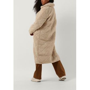 Another Label Danae Coat Jassen Dames - Winterjas - Beige - Maat L