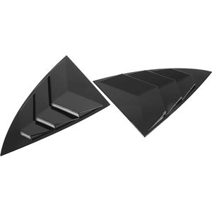 Zijruit Louvre Cover Spoiler Shade Cover Vervanging - Tesla Model Y 2021-2023 (Vernis zwart)