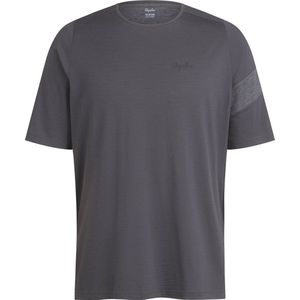 Rapha Trail Merino T-shirt Met Korte Mouwen Grijs XL Man