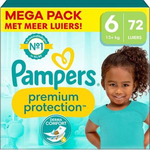 Pampers - Premium Protection - Maat 6 - Mega Pack - 72 stuks - 13+ KG