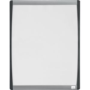 Nobo Droog Uitwisbaar Whiteboard Met Gewelfde Lijst - 35,5x28cm - Inclusief Whiteboard  Accessoires - Wit