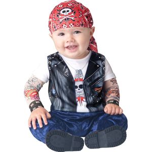 BOLO PARTY - Biker kostuum voor baby's - Klassiek - 56/68 (0-6 maanden)