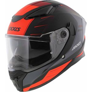 Axxis Panther SV integraal helm Prestige mat zwart fluo rood M - Motorhelm / Scooterhelm
