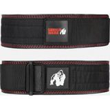 Gorilla Wear Halterriem - 4 Inch Premium Leather Lifting Belt - Zwart - L/XL