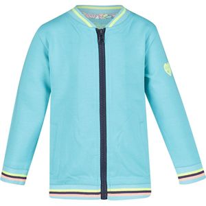 4PRESIDENT Sweater meisjes - Turquoise - Maat 80 - Meisjes trui