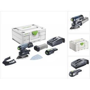 Festool DTSC 400-Basic accu-delta schuurmachine 18 V 100 x 150 mm borstelloos + 1x accu 3.0 Ah + lader + systainer