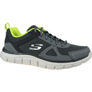 Skechers Track-Bucolo 52630-CCLM, Mannen, Grijs, Trainingschoenen,Sportschoenen, maat: 47,5