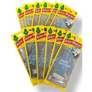 Arbre Magique Geurboom Luchtverfrisser voor in de auto – Car Parfum – Geurboompje - Summer Cotton - 12 PACK!!