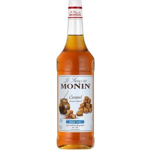 Monin Koffiesiroop Caramel Suikervrij - 1 Liter
