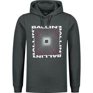 Ballin Amsterdam - Jongens Slim Fit Hoodie - Grijs - Maat 116