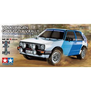 1:10 Tamiya 58714 RC Volkswagen VW Golf Mk2 GTI 16V Rally MF-01X met Certificaat RC Plastic Modelbouwpakket