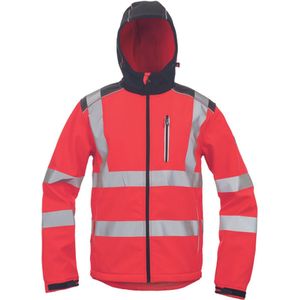 Cerva KNOXFIELD HVPS softshell jas 03010559 - Rood - 3XL