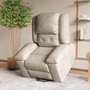 Elektrische Massagestoel met Verwarming en Verstelbare Rugleuning - 8 Massagezones, 160 Graden Kantelbaar, Eenvoudig te Monteren, Bruin