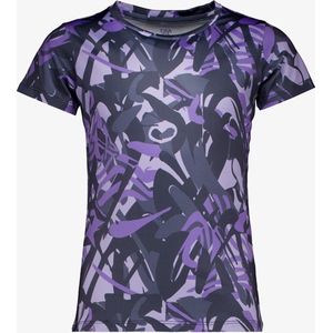 Osaga Dry sport meisjes T-shirt paars met print - Maat 122/128