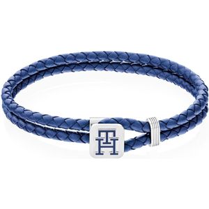 Tommy Hilfiger TJ2790530 Heren Armband - Leren armband - Sieraad - Leer - 8 mm breed - 19 cm lang