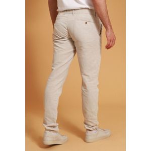 Suitable - Chino Pico Linnen Beige - Heren - Maat 26 - Modern-fit