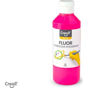 Creall fluor verf 250ml roze