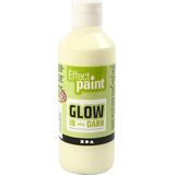 Glow in the dark, groen/geel, 250 ml