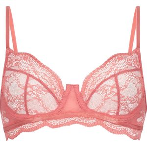 Hunkemöller Dames Lingerie Niet voorgevormde beugel bh Isabelle - Roze - maat E85