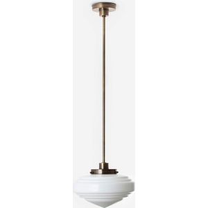 Art Deco Trade - Hanglamp Deco Punt 20's Brons