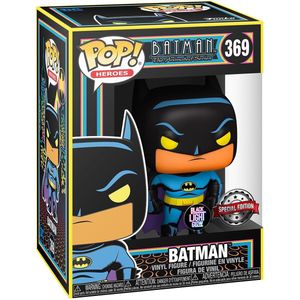 Pop Heroes: DC Batman (Black Light) - Funko Pop #369