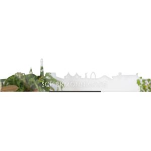 Standing Skyline Schiermonnikoog Spiegel - 60 cm - Woondecoratie design - Decoratie om neer te zetten en om op te hangen - Meer steden beschikbaar - Cadeau voor hem - Cadeau voor haar - Jubileum - Verjaardag - Housewarming - Interieur -