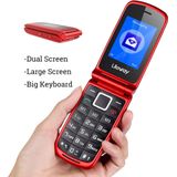Mobiele klaptelefoon zonder abonnement, telefoon voor senioren met noodoproep senioren telefoon mobile