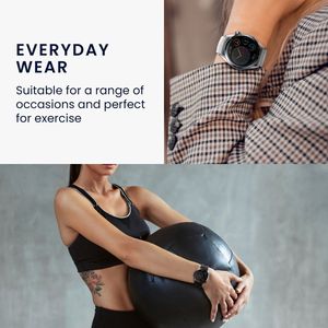 kwmobile bandje geschikt voor Garmin Lily Sport - Armband voor fitnesstracker in lavendel - Horlogeband