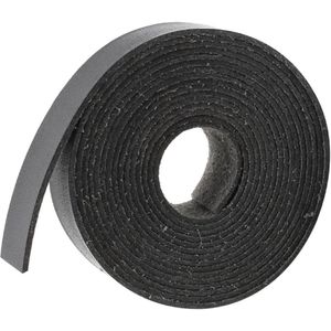 Zeynomax - Lederen riem plat 20 mm x 80 cm voor doe-het-zelf accessoires naaien en tasgrepen.