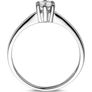 Aanzoeksring Diamant 0.20ct H Si
