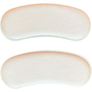 Hypedpair Hielbeschermers | Anti-Slip kussens | Hielzool | hakbeschermer | Inlegzolen | Blaarbeschermers | 1 paar | Beige | Wit