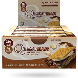 Quest Nutrition Quest Bar - 12 repen - S'Mores.