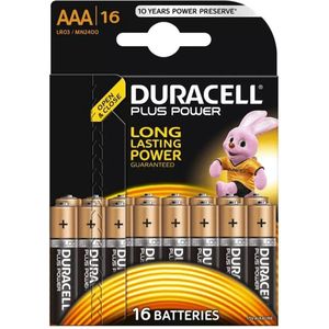 Duracell AAA Plus Power - 16 stuks