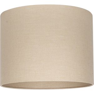 Milano lampenkap stof - beige transparant Ø 40 cm - 30 cm hoog