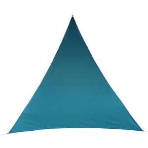 Premium kwaliteit schaduwdoek/zonnescherm Shae driehoek blauw - 4 x 4 x 4 meter - Terras/tuin zonwering