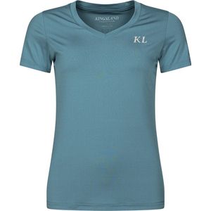 Kingsland Shirt V-neck Turquoise - Turquoise - s