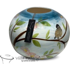 Vaas - Villa Pottery - Decoratie - Woondecoratie - Keramiek - Voorjaarsdecoratie - Blossom 5_1 Blue