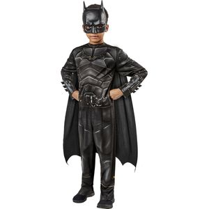 Rubies - Batman & Robin Kostuum - The Batman Kostuum Jongen - Zwart - Maat 104 - Carnavalskleding - Verkleedkleding