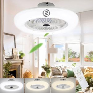Equivera Plafonniere met Ventilator - Plafondventilator - Plafondventilator Afstandsbediening - Plafondventilator Slaapkamer - Plafond Ventilator met Verlichting - Plafondlamp - Plafonniere - Ideaal voor in uw slaapkamer!